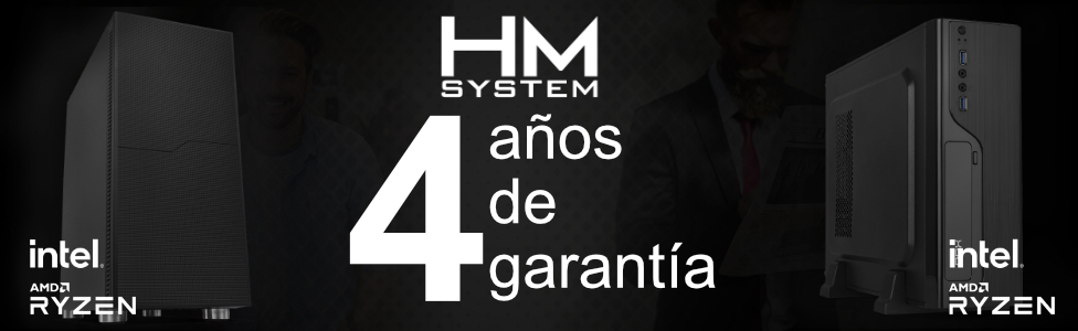 Equipos HM System 4 años de garantía